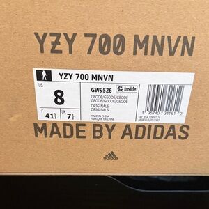 adidas YZY 700 MNVN Box Label - Geode Brown